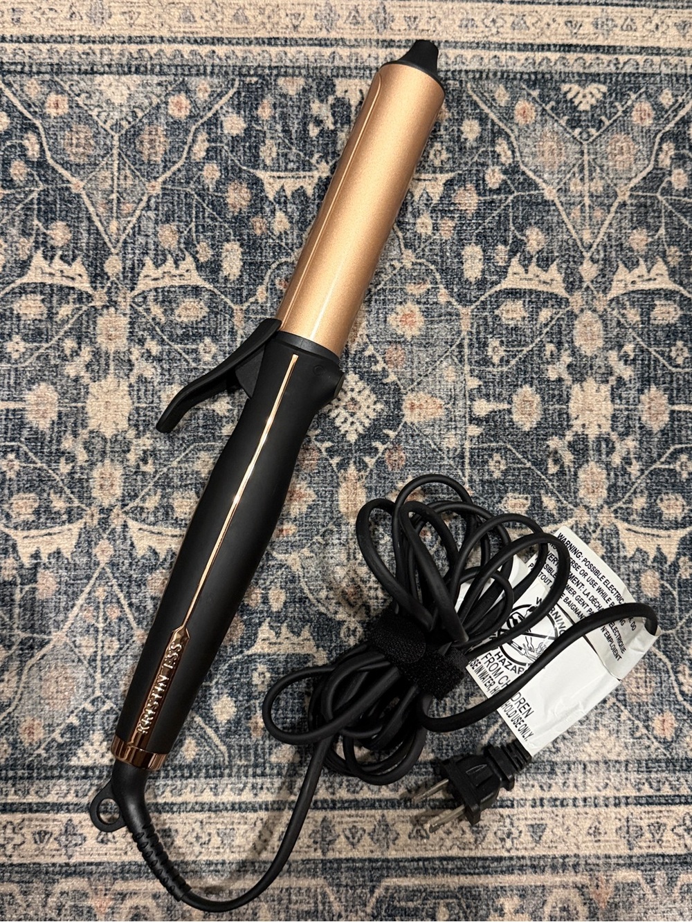 Kristin Ess 1.25 inch Black Curling Iron